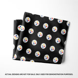 Black Pattern Pocket Square