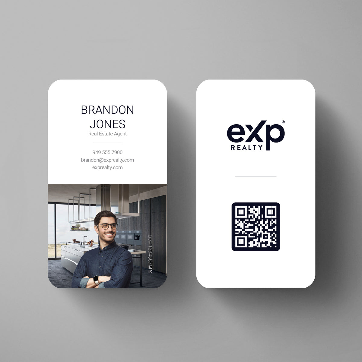 eXp Realty Business Card Template 003 | Custom Design & Print Main image