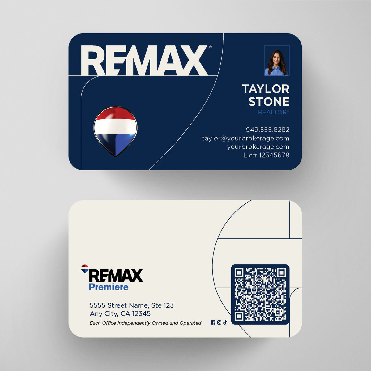 RE/MAX Business Card Template 009 | Custom Design & Print