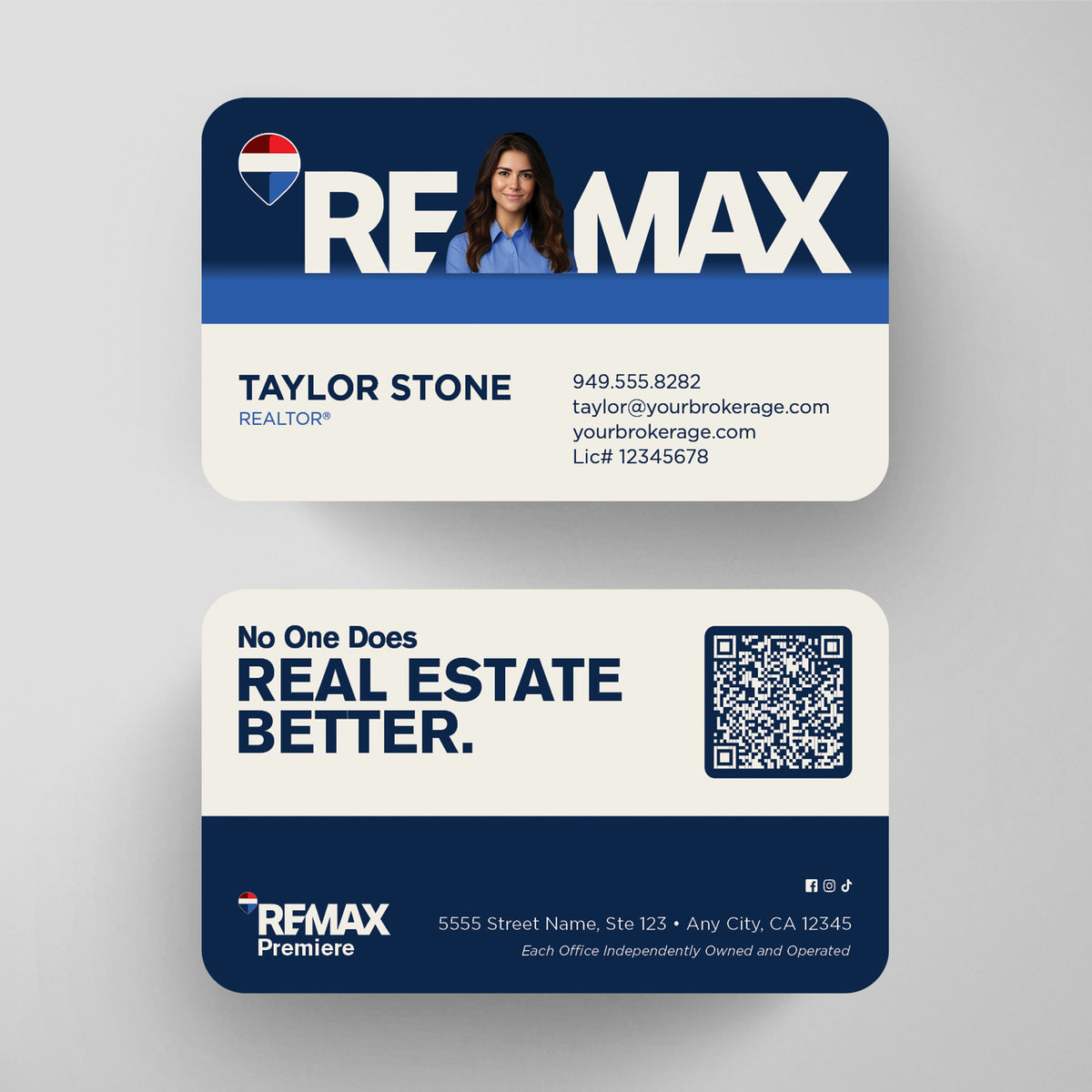 RE/MAX Business Card Template 007 | Custom Design & Print Main image