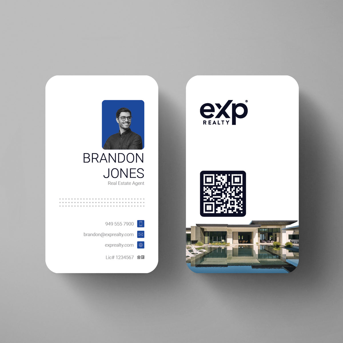eXp Realty Business Card Template 006 | Custom Design & Print Main image