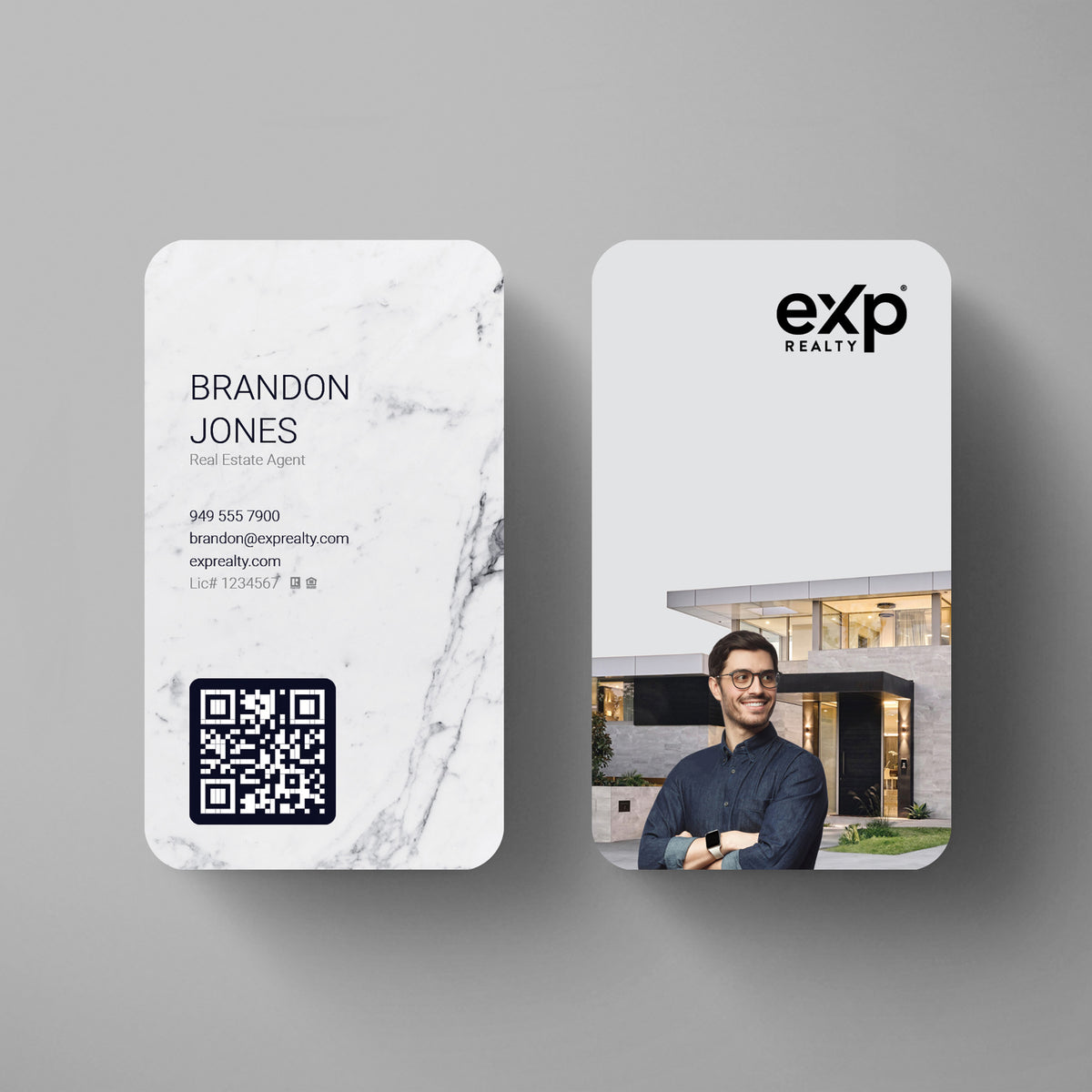 eXp Realty Business Card Template 015 | Custom Design & Print Main image