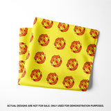Yellow Pattern Pocket Square