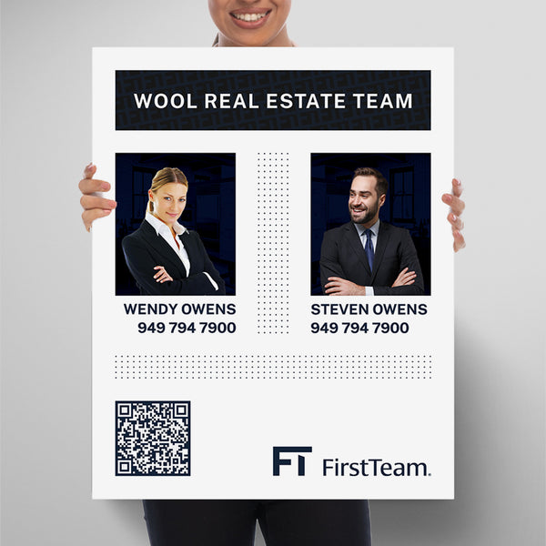 First Team HANGING SIGN