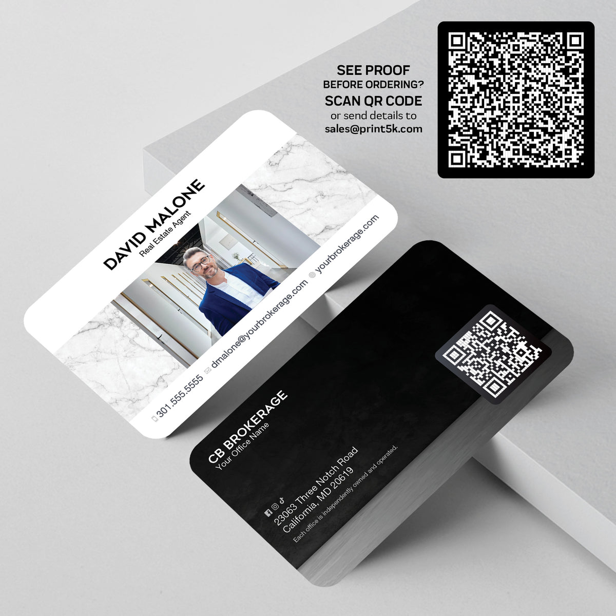 Coldwell Banker Business Card Template 012 | Custom Design & Print