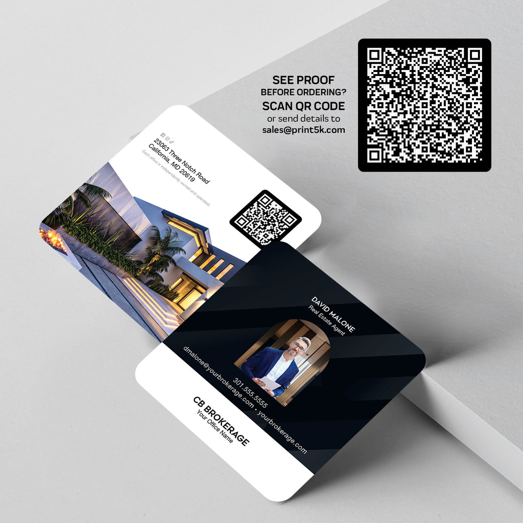 Coldwell Banker 3x3 Square Business Card Template 004 | Custom Design & Print