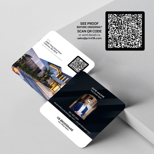 Coldwell Banker 3x3 Square Business Card Template 004 | Custom Design & Print