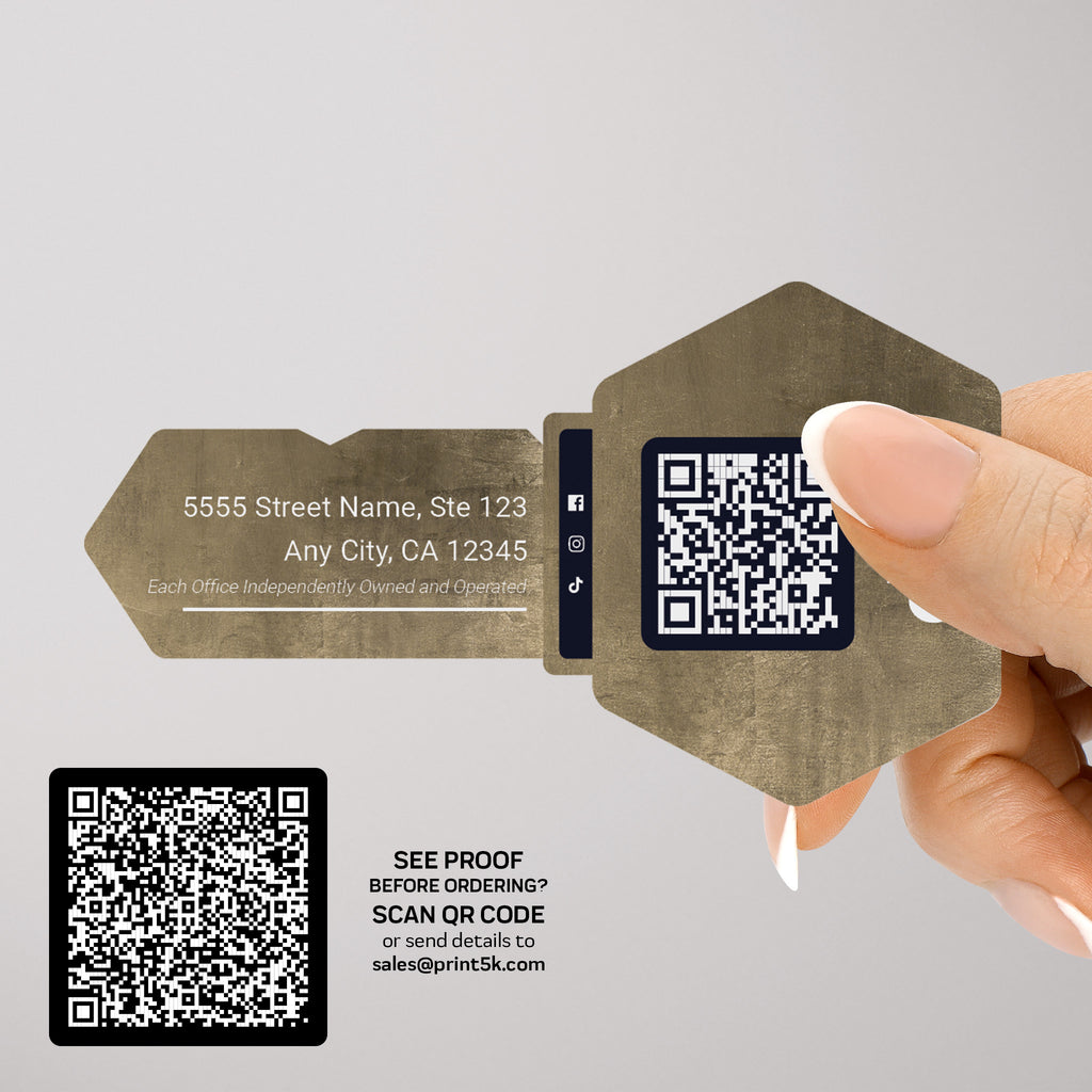 eXp Realty Die-Cut Business Card Template 006 | Custom Design & Print