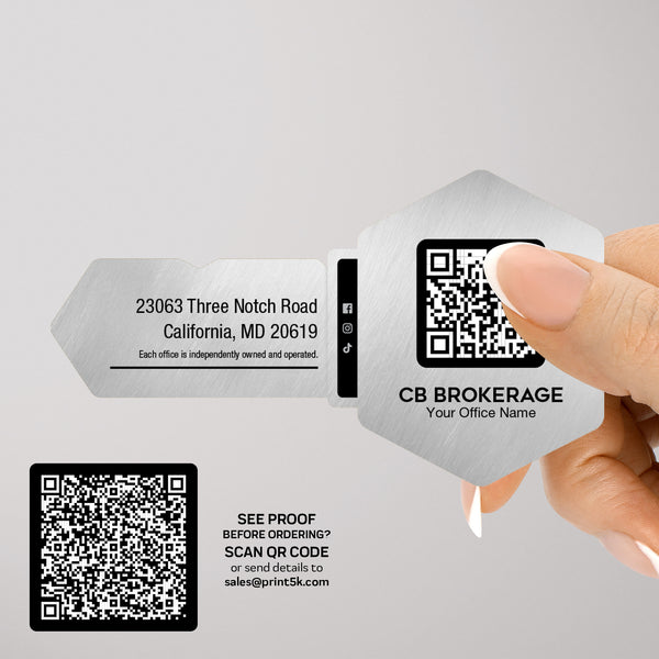 Coldwell Banker Die-Cut Business Card Template 005 | Custom Design & Print
