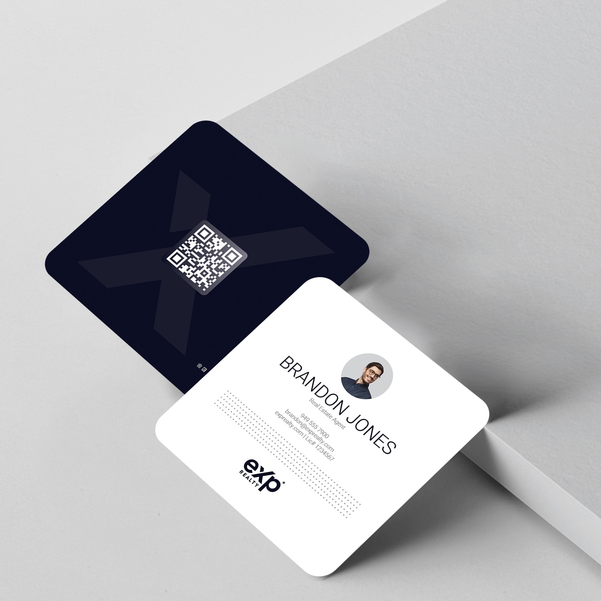 eXp Realty 3x3 Square Business Card Template 006 | Custom Design & Print Secondary image