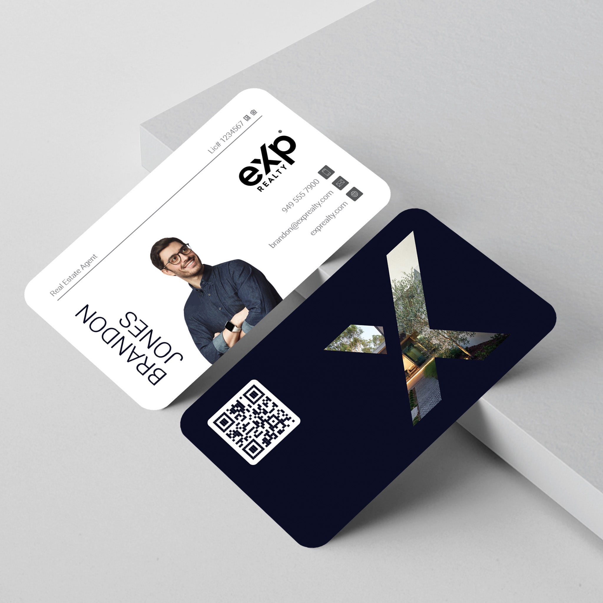 eXp Realty Business Card Template 030 | Custom Design & Print Secondary image