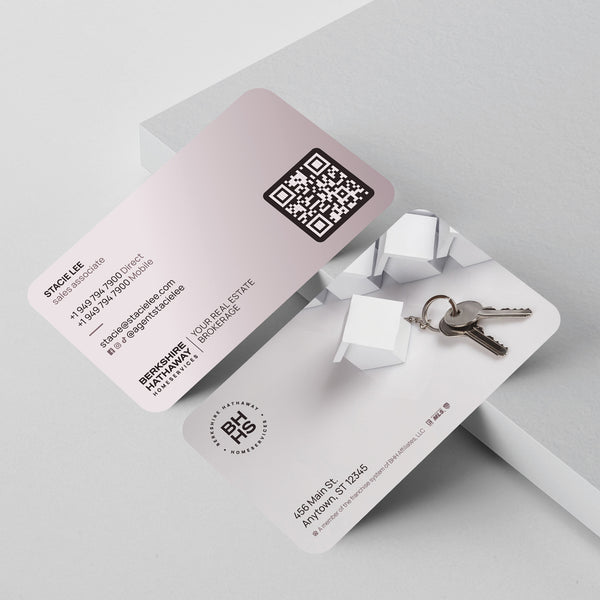 Berkshire Hathaway HomeServices Business Card Template 002 | Custom Design & Print