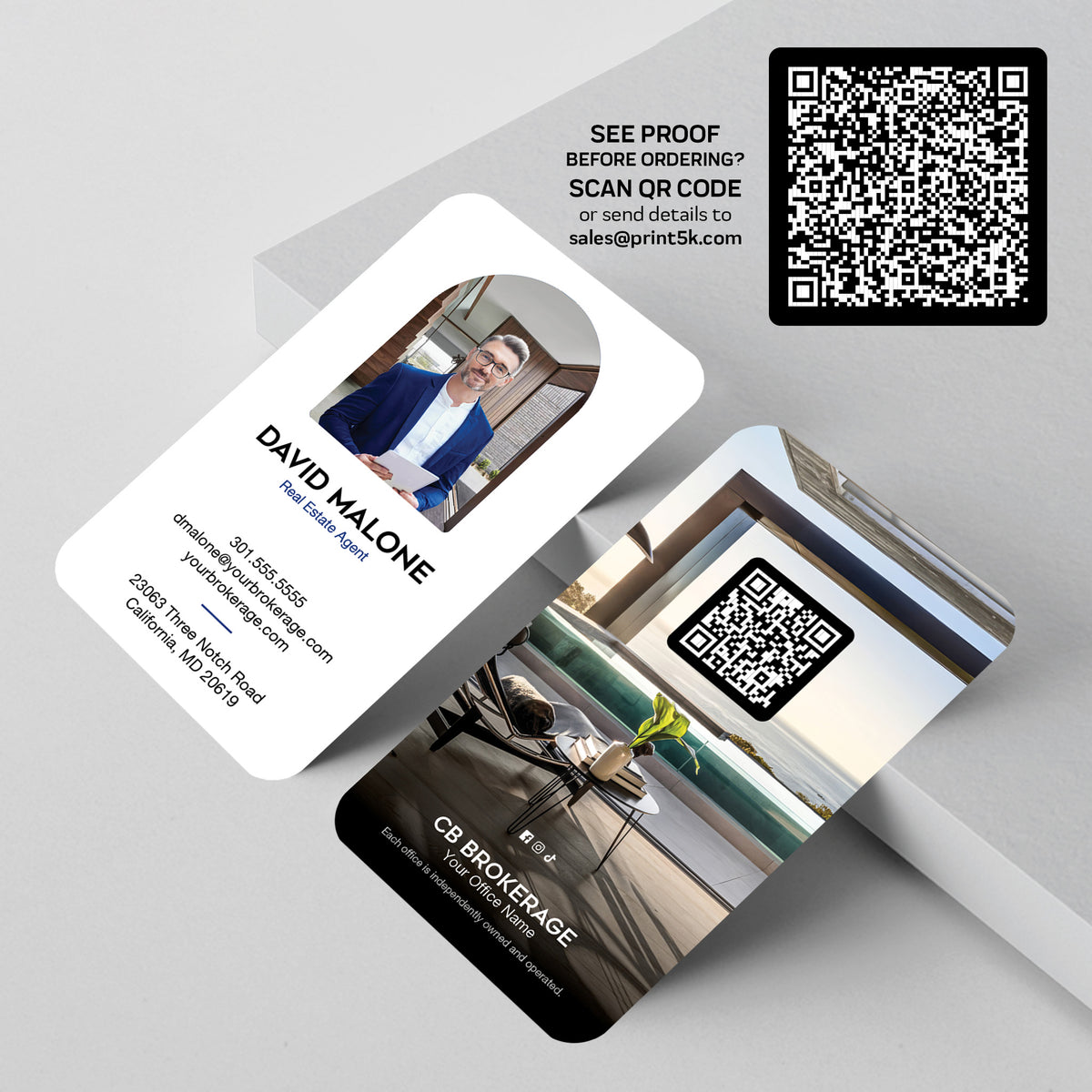 Coldwell Banker Business Card Template 018 | Custom Design & Print