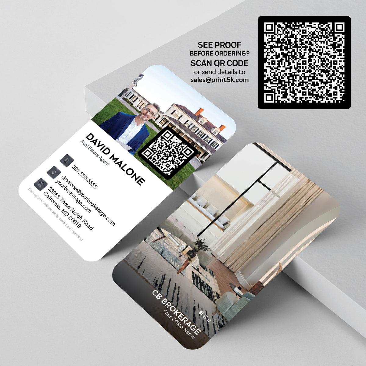 Coldwell Banker Business Card Template 016 | Custom Design & Print