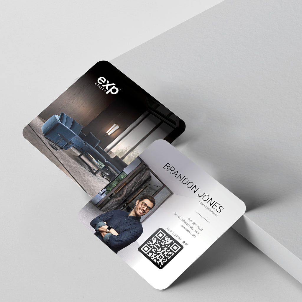 eXp Realty 3x3 Square Business Card Template 005 | Custom Design & Print