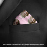 Pink Pattern Pocket Square