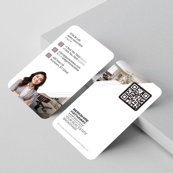 Berkshire Hathaway HomeServices Business Card Template 020 | Custom Design & Print
