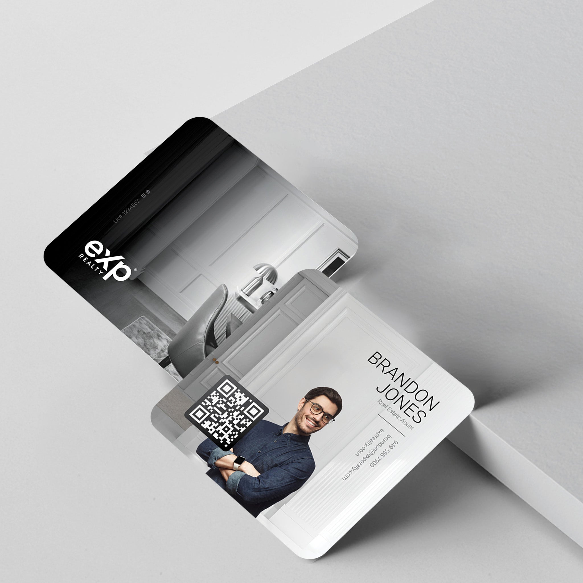 eXp Realty 3x3 Square Business Card Template 002 | Custom Design & Print Secondary image