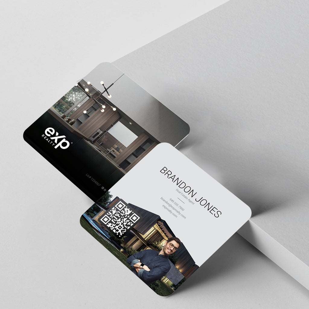 eXp Realty 3x3 Square Business Card Template 003 | Custom Design & Print