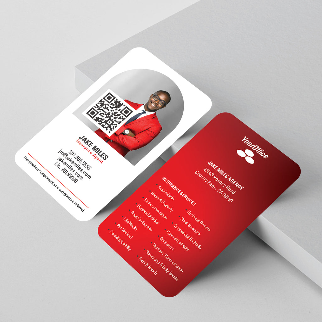State Farm Insurance Business Card Template 024 | Custom Design & Print