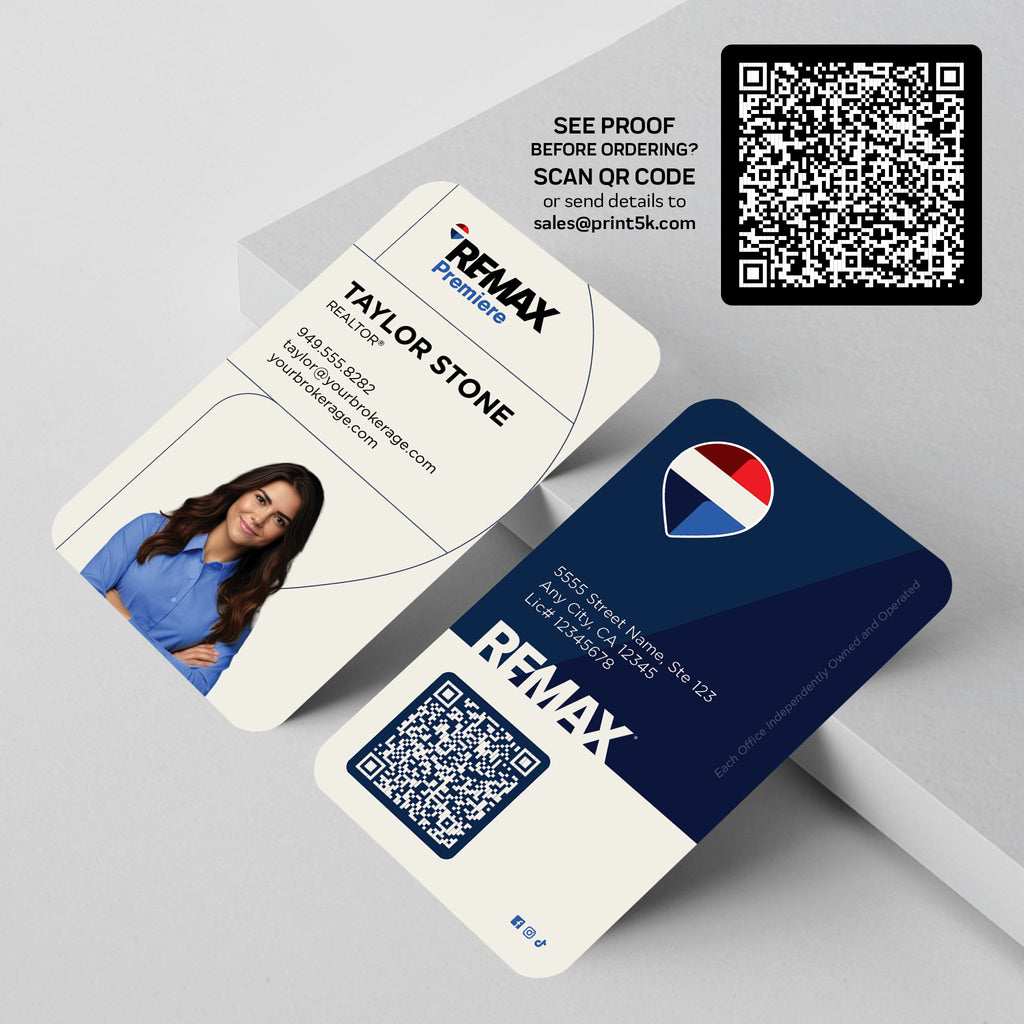 RE/MAX Business Card Template 011 | Custom Design & Print