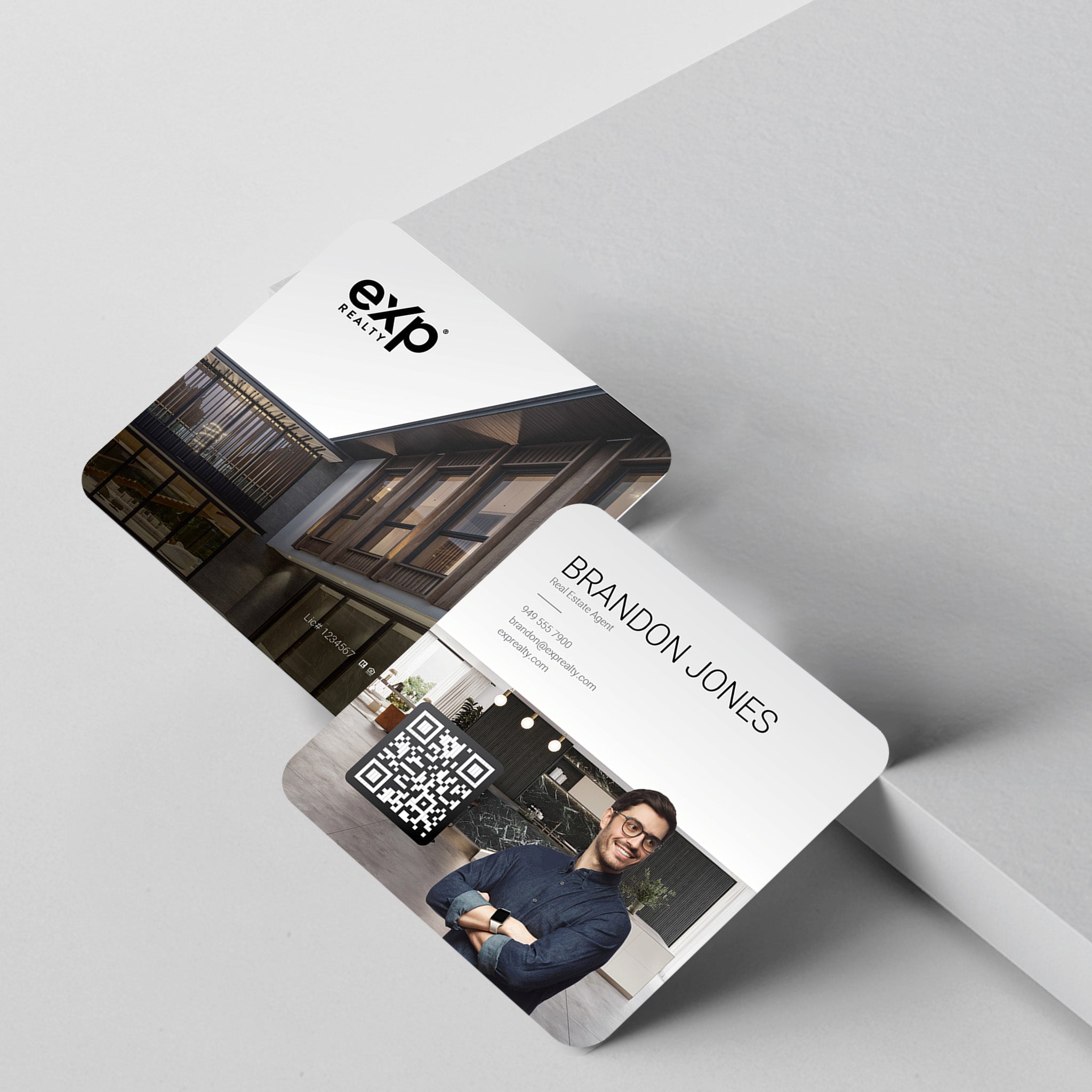 eXp Realty 3x3 Square Business Card Template 004 | Custom Design & Print Secondary image