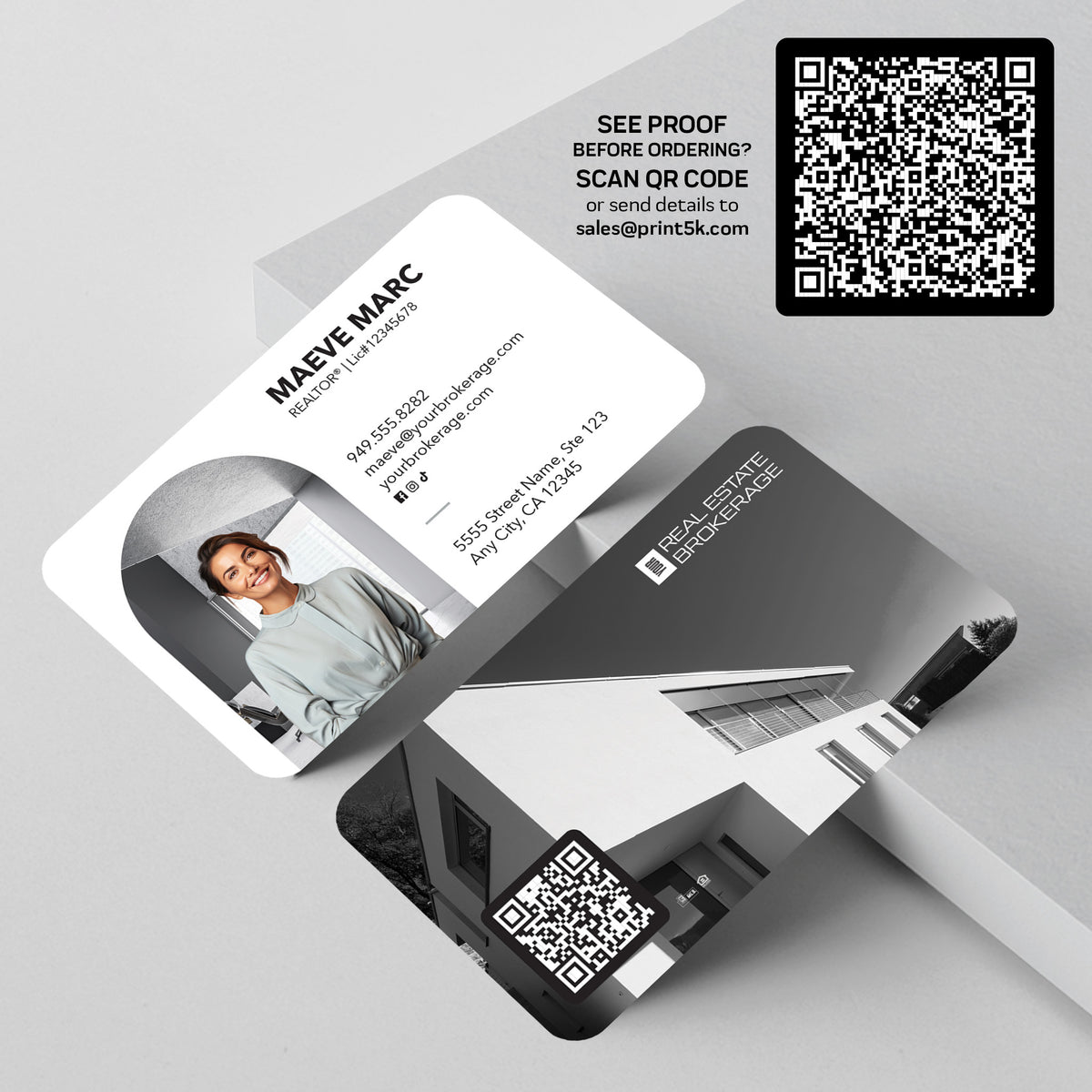Your Brokerage Business Card Template 005 | Custom Design & Print