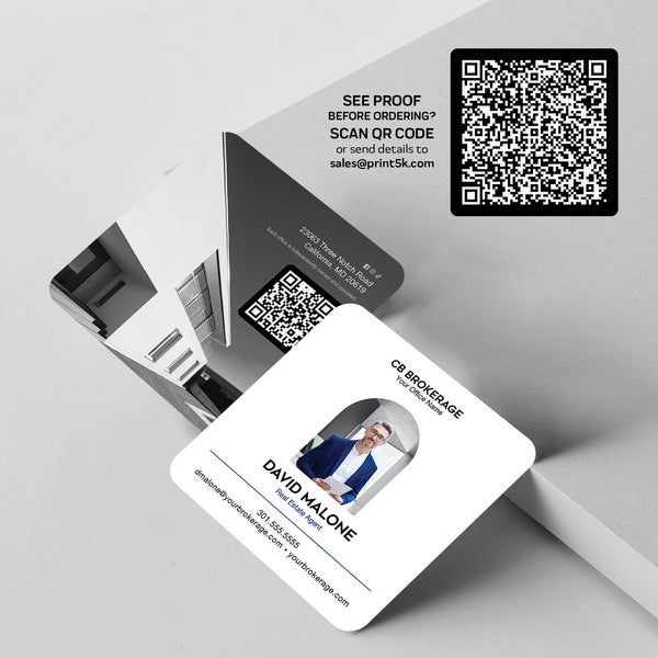 Coldwell Banker 3x3 Square Business Card Template 002 | Custom Design & Print