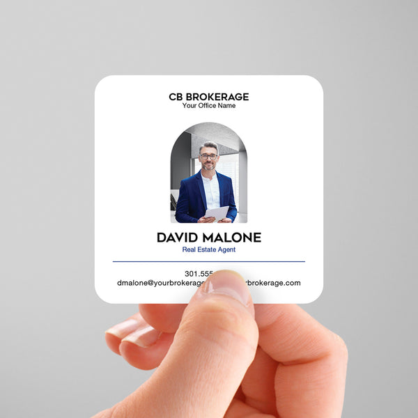 Coldwell Banker 3x3 Square Business Card Template 002 | Custom Design & Print