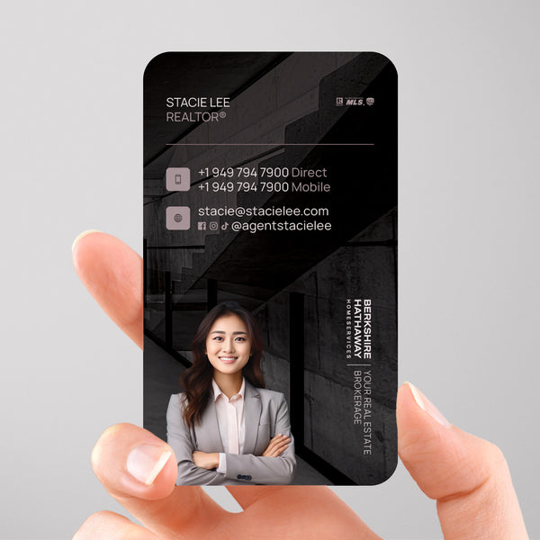 Berkshire Hathaway HomeServices Business Card Template 029 | Custom Design & Print