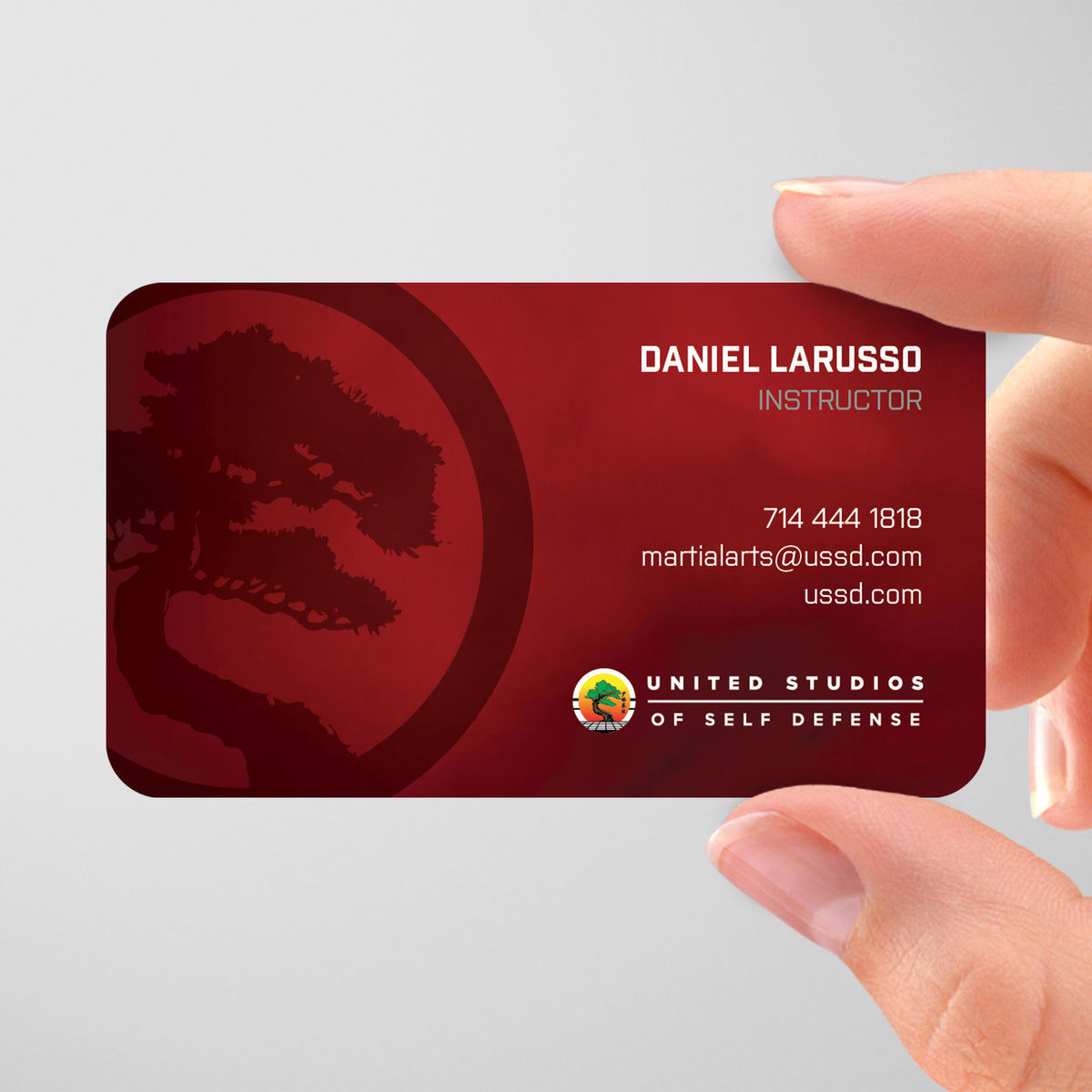 United Studios of Self Defense Business Card Template 030 | Custom Design & Print