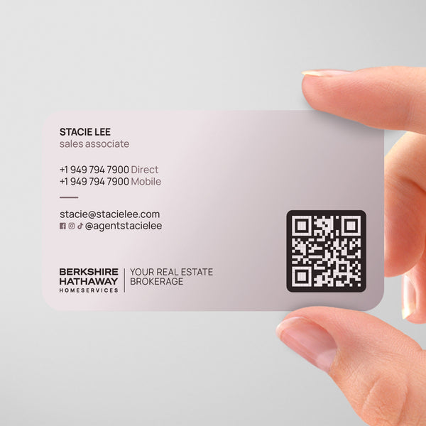 Berkshire Hathaway HomeServices Business Card Template 002 | Custom Design & Print