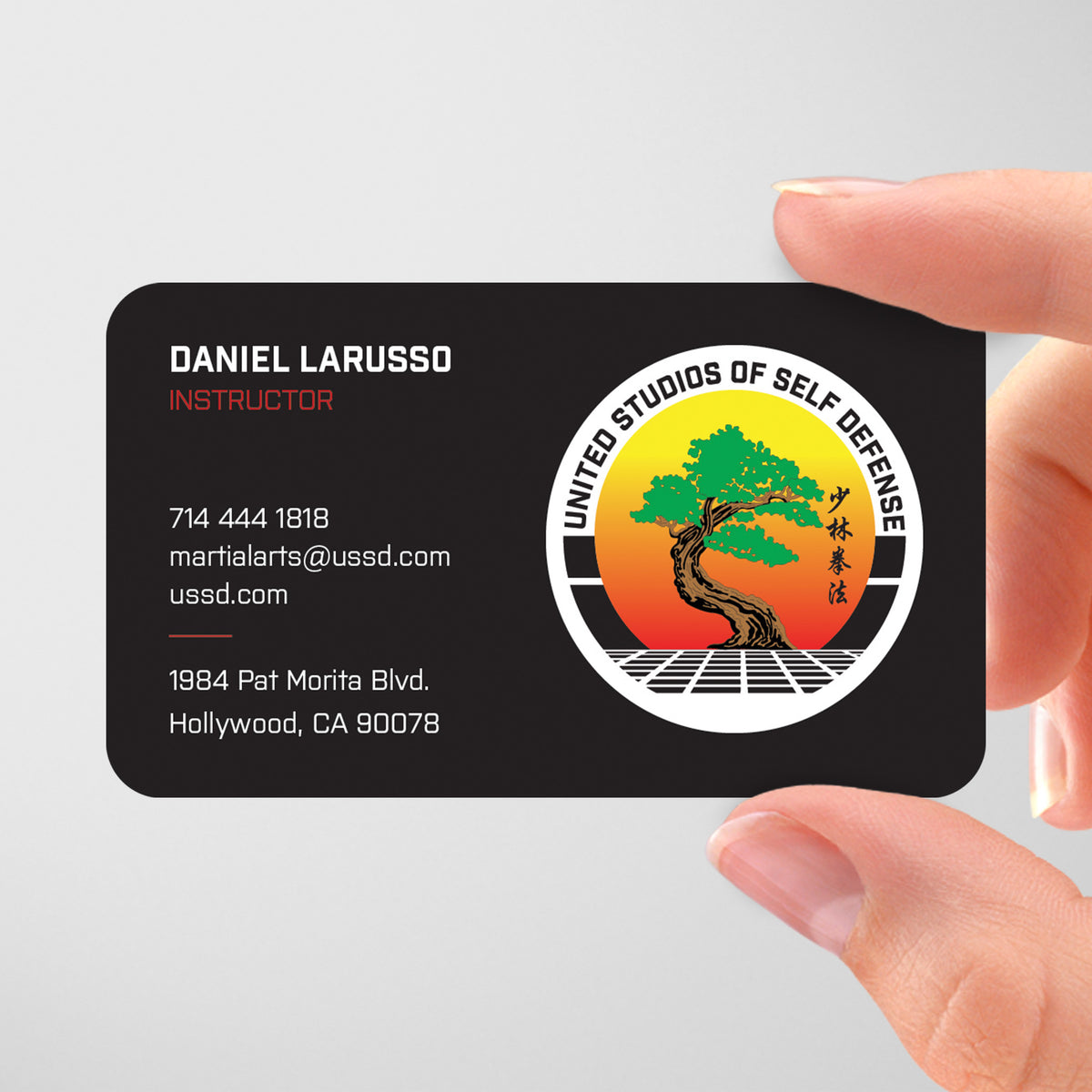 United Studios of Self Defense Business Card Template 016 | Custom Design & Print