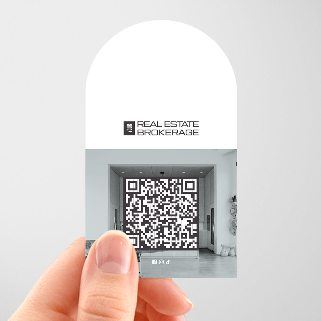 Your Brokerage Half-Circle Business Card Template 003 | Custom Design & Print