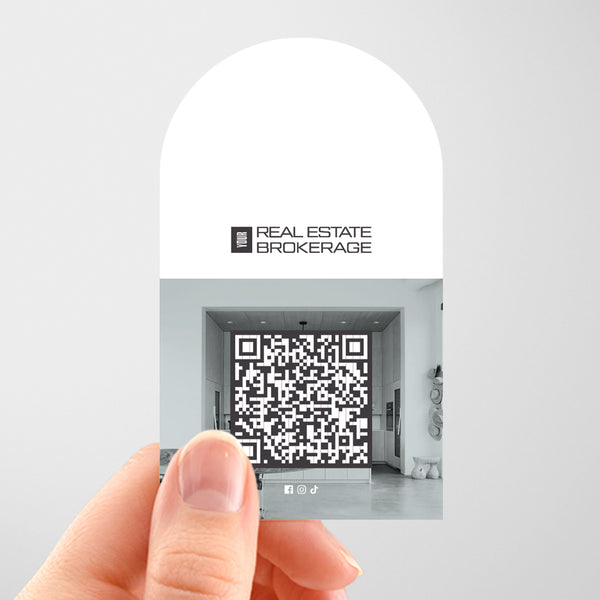 Your Brokerage Half-Circle Business Card Template 003 | Custom Design & Print