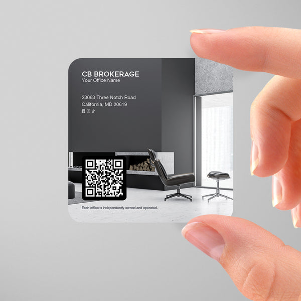 Coldwell Banker 3x3 Square Business Card Template 010 | Custom Design & Print