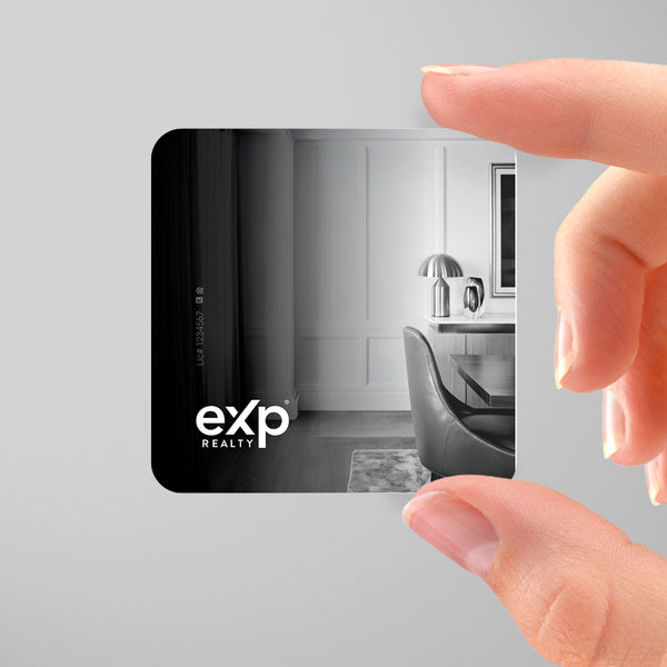 eXp Realty 3x3 Square Business Card Template 002 | Custom Design & Print