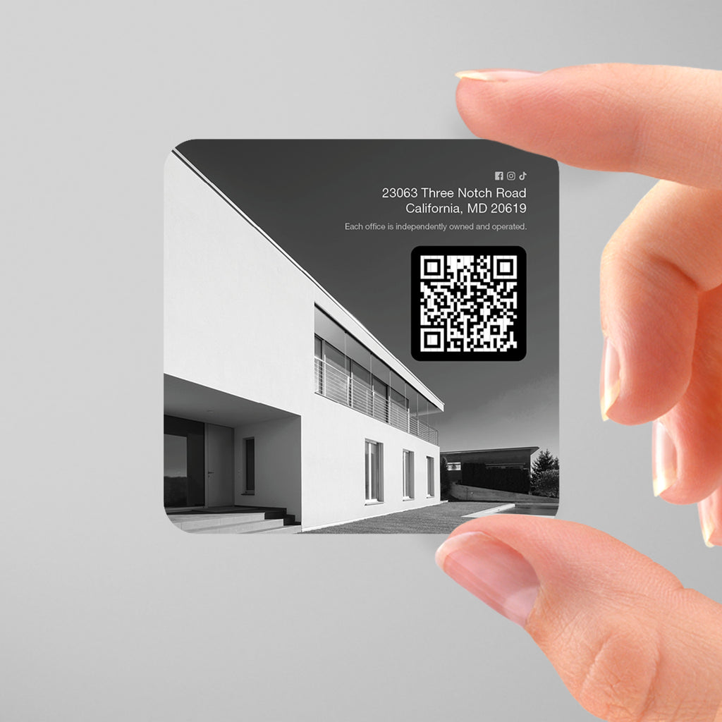 Coldwell Banker 3x3 Square Business Card Template 002 | Custom Design & Print
