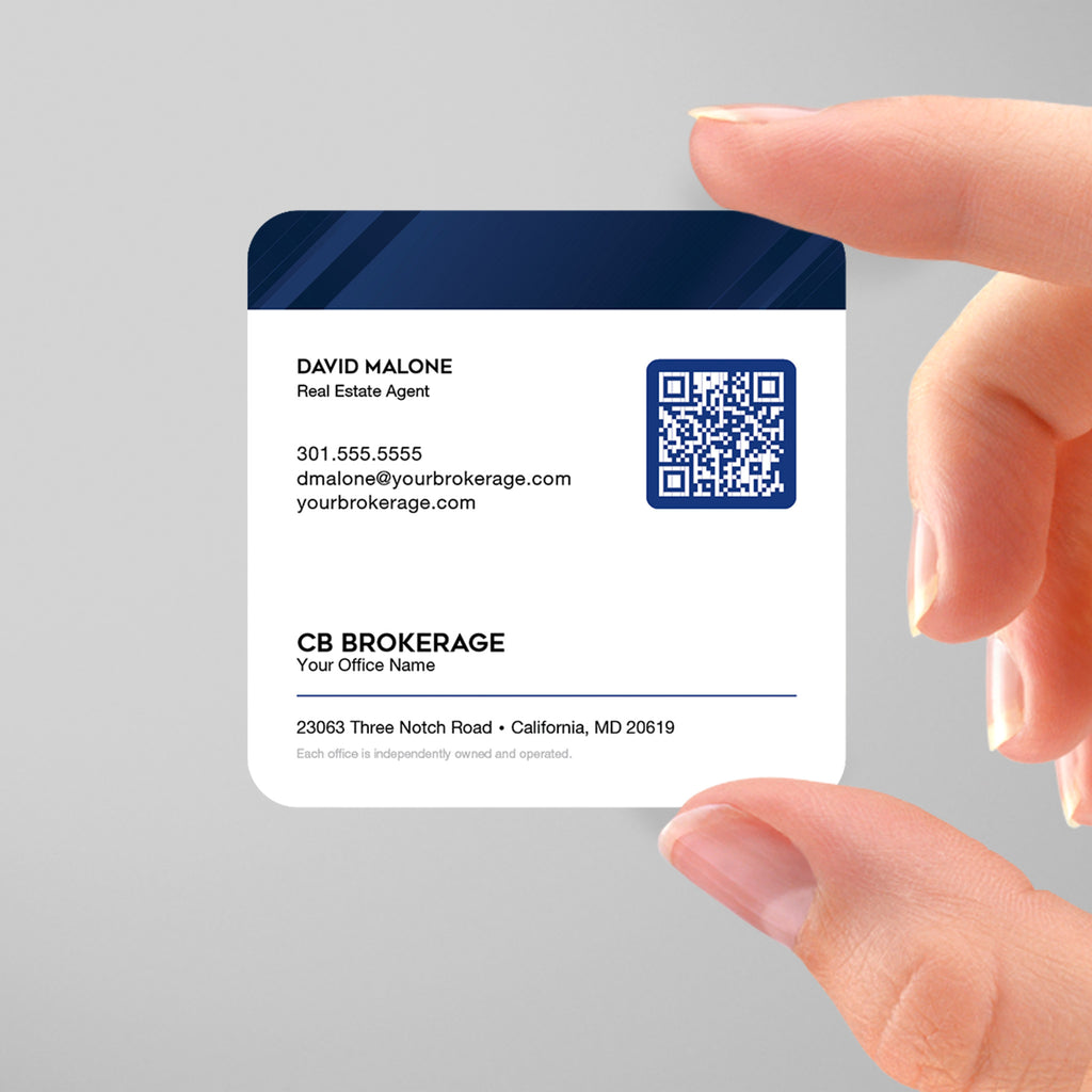 Coldwell Banker 3x3 Square Business Card Template 005 | Custom Design & Print