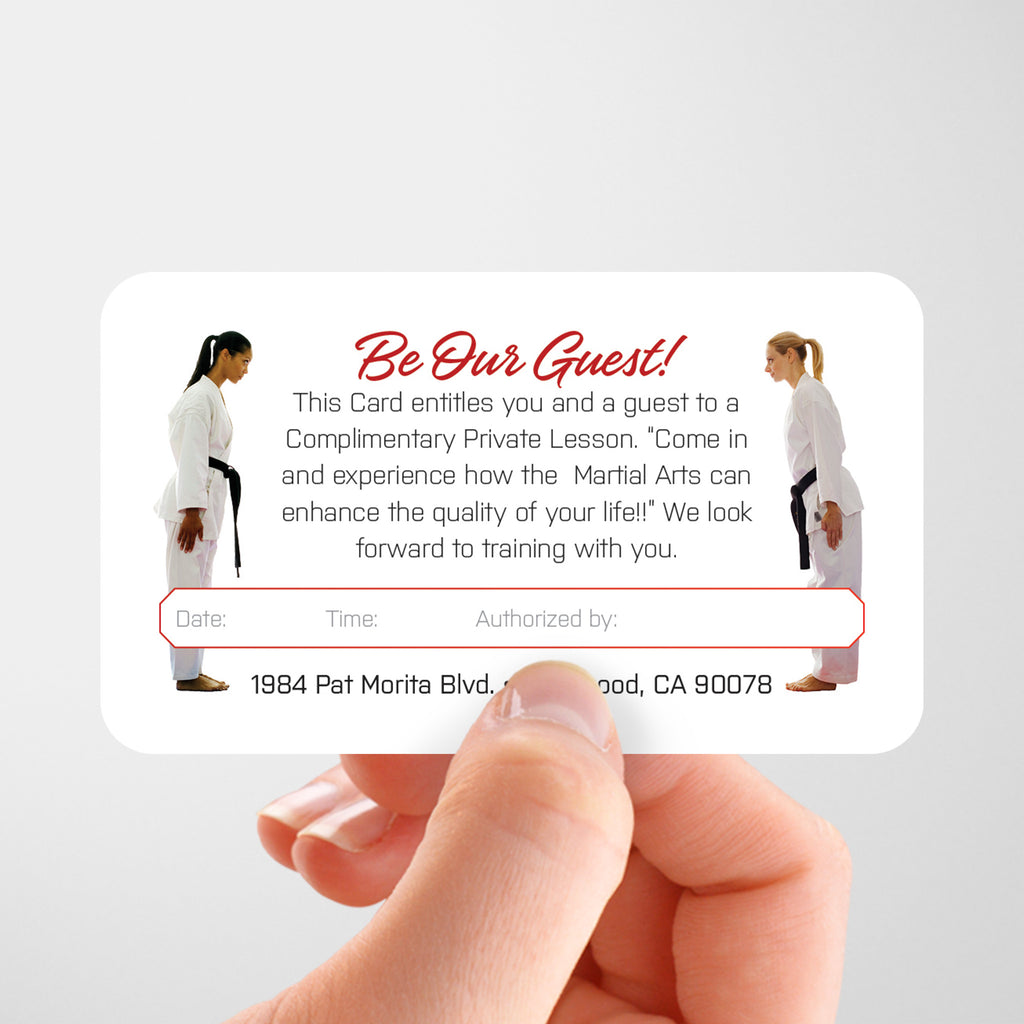 United Studios of Self Defense Business Card Template 030 | Custom Design & Print
