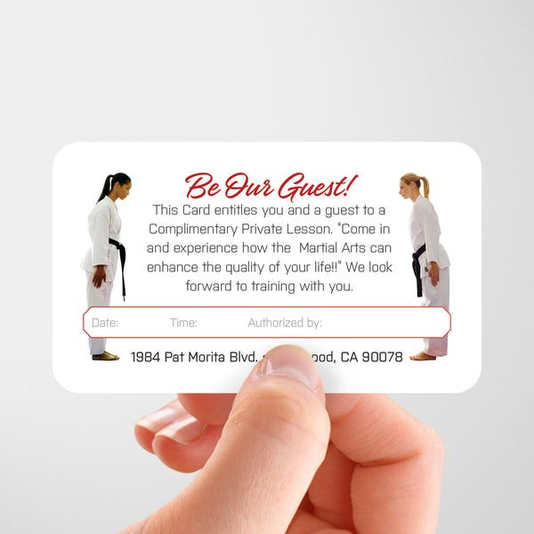 United Studios of Self Defense Business Card Template 030 | Custom Design & Print