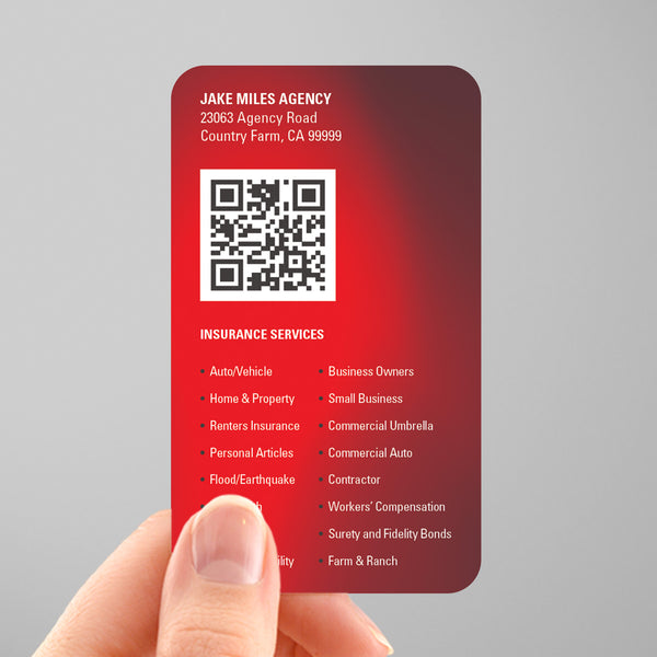 State Farm Insurance Business Card Template 023 | Custom Design & Print