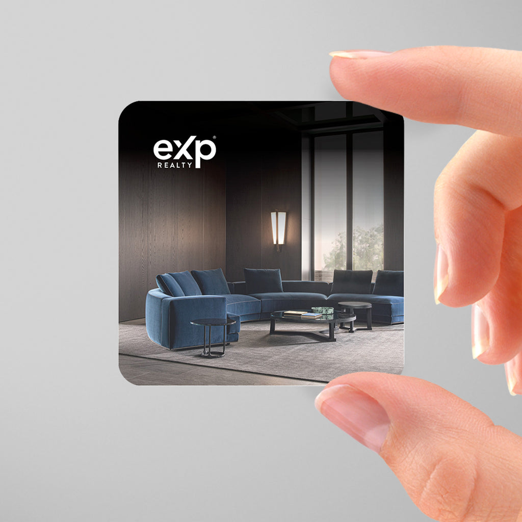 eXp Realty 3x3 Square Business Card Template 005 | Custom Design & Print