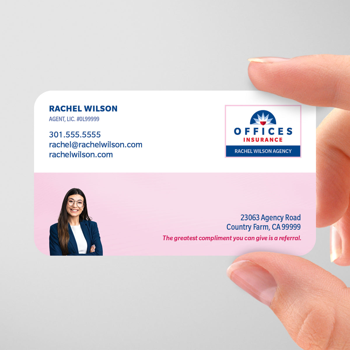 Farmers Insurance Business Card Template 024 | Custom Design & Print