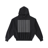 Frayed Enzyme Washed Fleece Hoodie