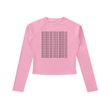 Dyed Washed Raglan Long Sleeve Slim T-Shirt
