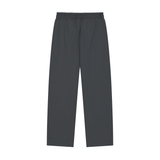 Solid Color Straight-Leg Sweatpants