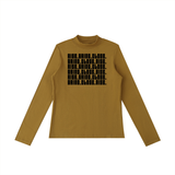 Essential Mock Neck Long Sleeve T-Shirt