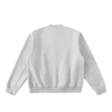 Essential Zip-Up Fleeced Varsity Jacket