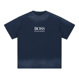Petite Crew Neck Sunfade Edge T-Shirt